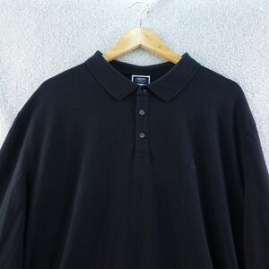 Charles Tyrwhitt Mens 2XL Polo Shirt Long Sleeve Golf Outdoor Rugby Stretch
